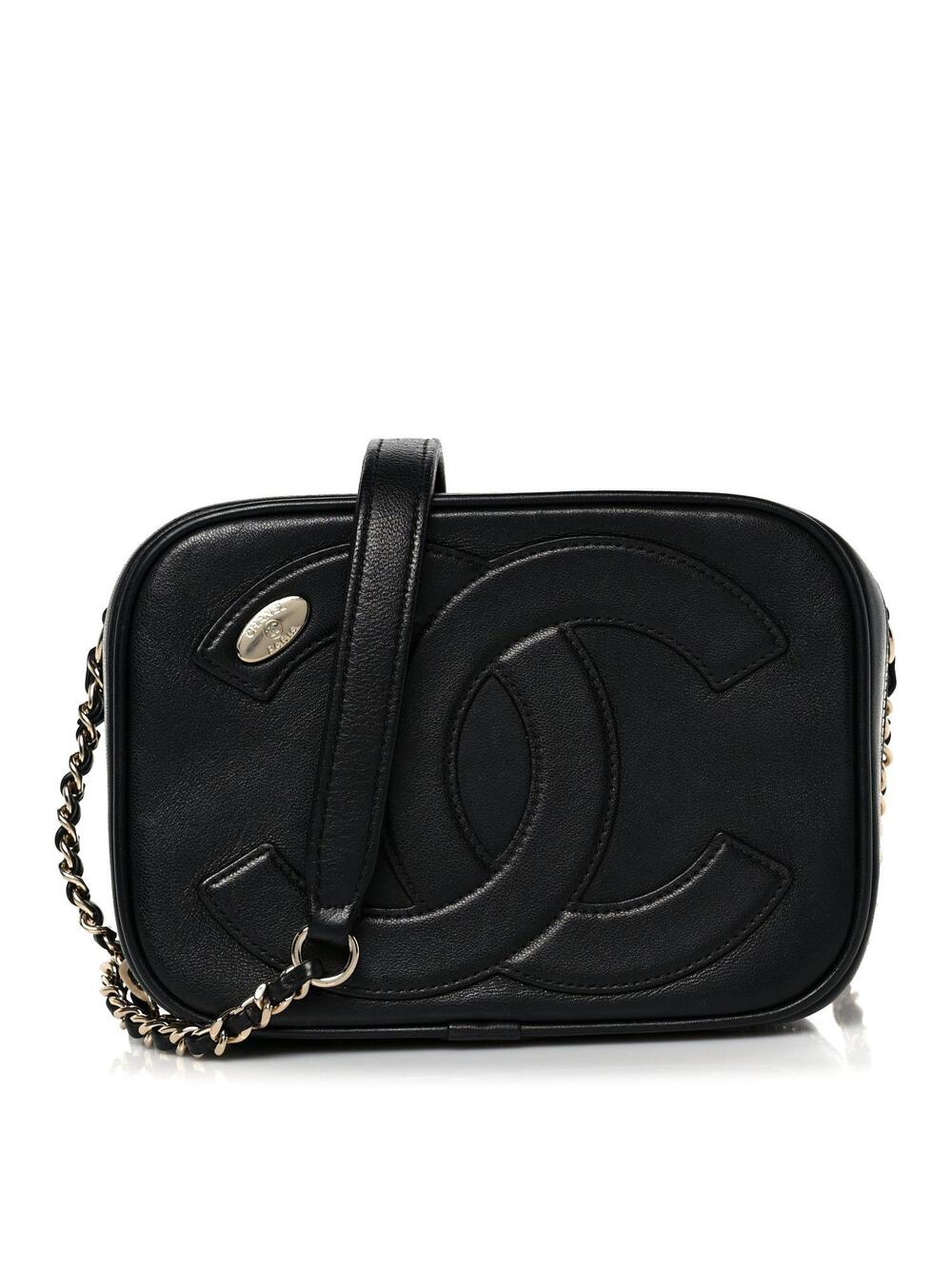 Chanel Calfskin Cc Mania Camera Case #351068C18B